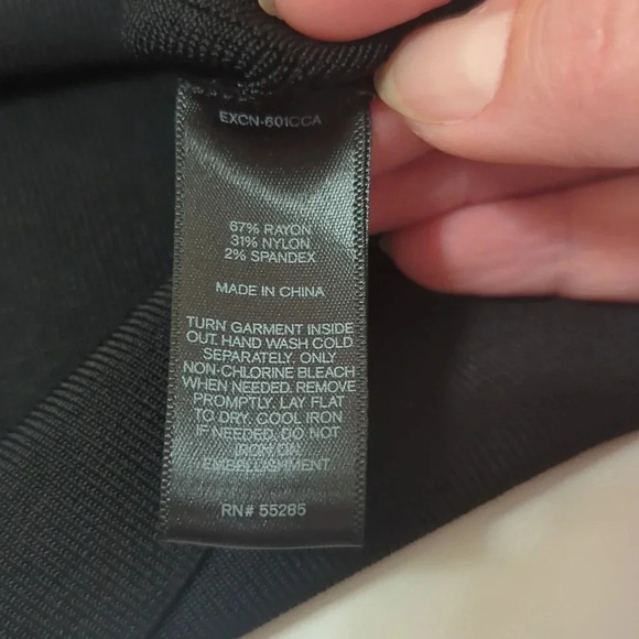 Express Sleeveless Bodycon Mini Dress, Color Black Size S/P - Picture 13 of 13